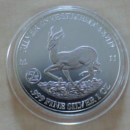 Malawi 50 Kwacha 2011 en argent 99.9% 1 oz