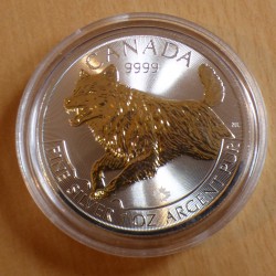 Canada 5$ Predateur Loup...