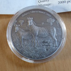 Congo 1000 CFA Zèbres 2015...