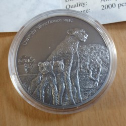 Gabon 1000 CFA Guépard 2015...