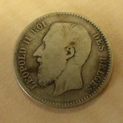 Belgique 1 franc 1869...