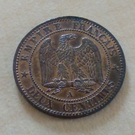 France 2 centimes 1853-A SUP Bronze (2g)