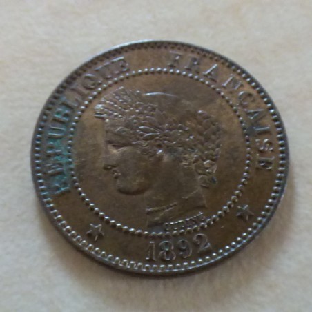 France 2 centimes Cérès 1892-A SUP Bronze (2g)