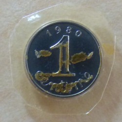 France 1 centime 1980 BU...