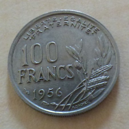 France 100 francs 1956 Cochet SUP