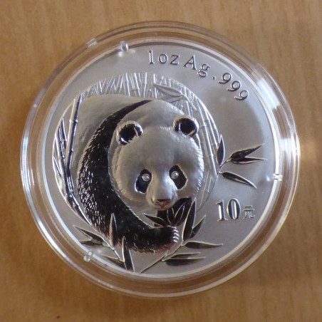 Chine 10 yuan Panda 2003 argent 99.9% 1 oz