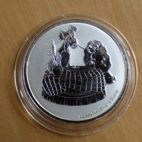 Niue 2$ 2022 La Belle et le Clochard 1 oz argent 99.9%