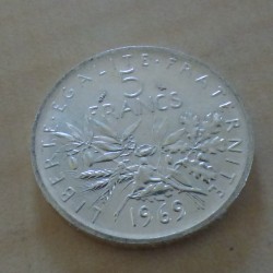 France 5 Francs Semeuse...