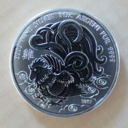 Canada 5$ Année du Coq 2017...