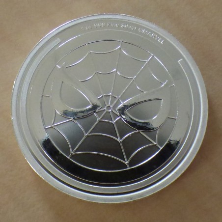 Niue 2$ 2023 MARVEL Spiderman 1 oz argent 99.9%