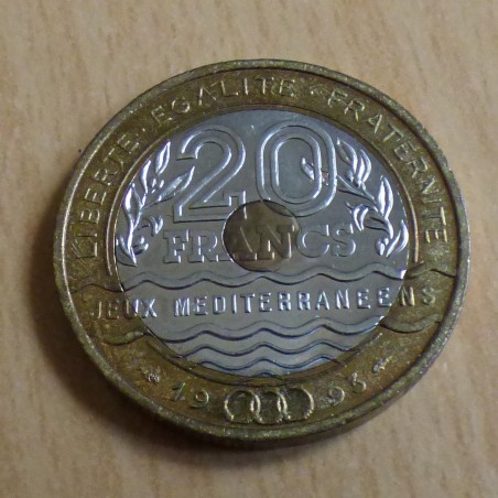 France 20 francs 1993 Jeux Méditerranéens SUP