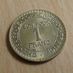 France 1 franc 1923 Chambre...