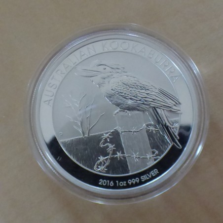 Australie 1$ Kookaburra 2016 argent 99.9% 1 oz