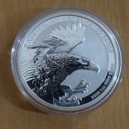 Australie 1$ Wedge Tail Eagle 2020 argent 99.9% 1 oz