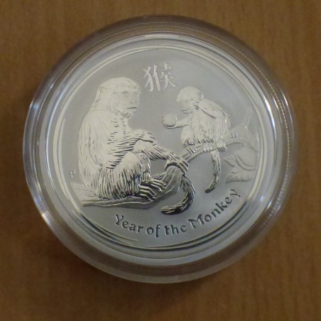 Australie 50 cents Année du singe 2016 argent 99.9% 1/2 oz