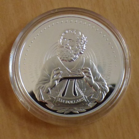 Solomon Islands 3.14$ 2021 PI number silver 99.9% 1 oz