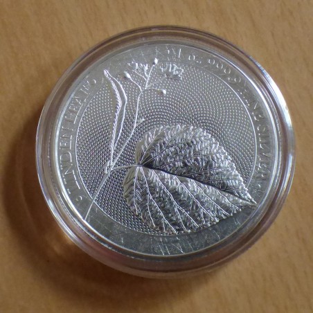 Ronde 5 Mark Germania Feuille de Tilleul 2022 1 oz argent 99.9%