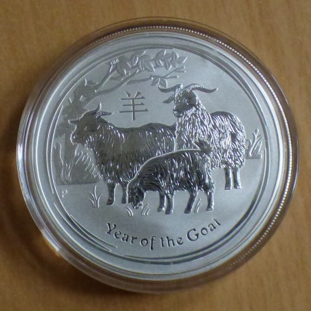 Australie 1$ Année de la chèvre 2015 argent 99.9% 1 oz