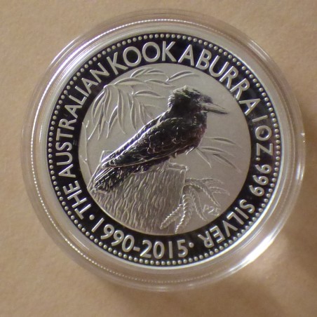 Australie 1$ Kookaburra 2015 argent 99.9% 1 oz