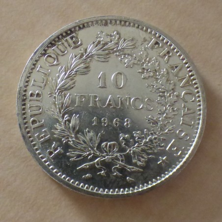 France 10 Francs Hercule 1968 argent 90% (25 g)