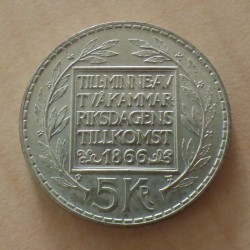 Suède 5 Kronor 1966 Gustav...