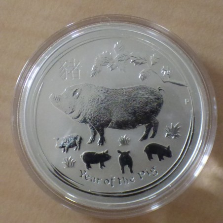 Australia 1$ Year of the Pig 2019 silver 99.9% 1 oz