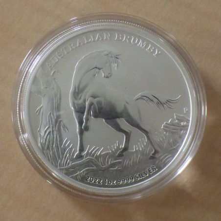 Australie 1$ Brumby 2022 argent 99.9% 1 oz