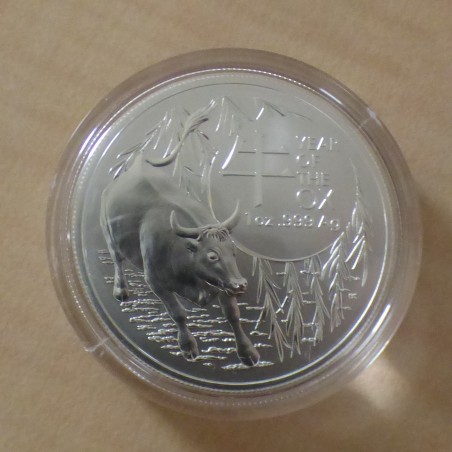 Australia 1$ Lunar Ox RAM 2021 silver 99.9% 1 oz