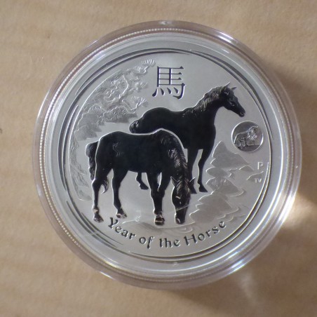 Australia 1$ Lunar 2 Year of the horse 2014 privy Lion silver 99.9% 1 oz