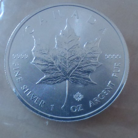 Canada 5$ Maple Leaf 2019 argent 99.99% 1 oz