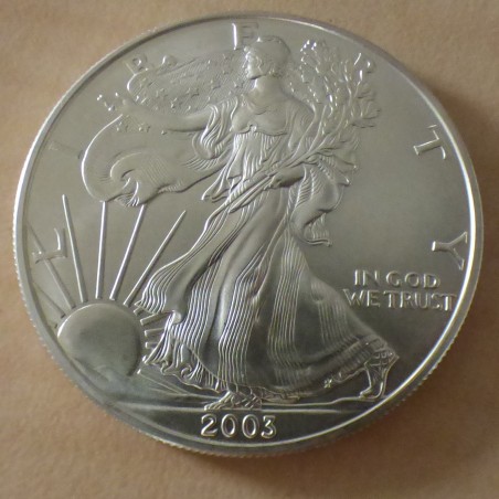 US 1$ Silver Eagle 2003 argent 99.9% 1 oz