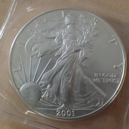 US 1$ Silver Eagle 2001 silver 99.9% 1 oz