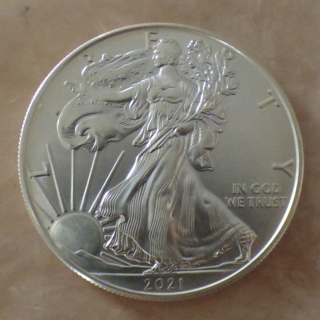 US 1$ Silver Eagle 2021 argent 99.9% 1 oz Type 1