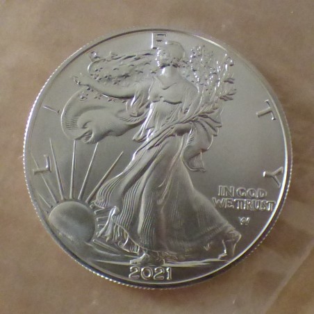 US 1$ Silver Eagle 2021 argent 99.9% 1 oz Type 2