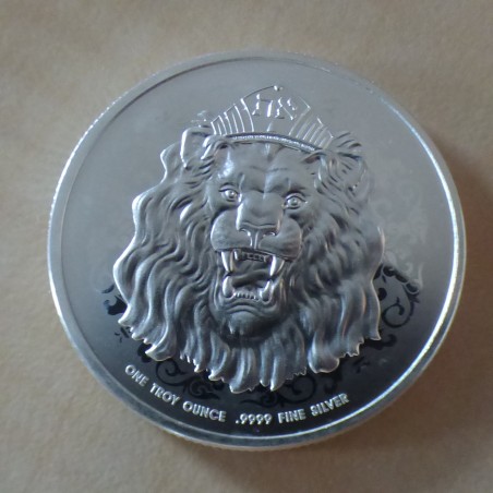 Niue 2$ 2021 Roaring Lion en argent 99.9% 1 oz