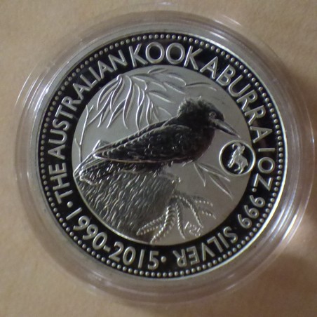 Australia 1$ Kookaburra 2015 privy goat silver 99.9% 1 oz