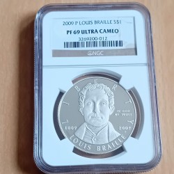 US 1$ 2009-P BRAILLE...