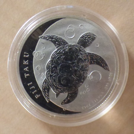 Fiji 1$ Tortue Taku 2012 argent 99.9% 1/2 oz