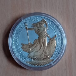 UK 2£ Britannia 2006 doré...