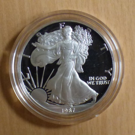 US 1$ Silver Eagle 1987 1oz PROOF silver 99.9%