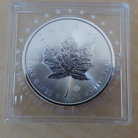Canada 5$ Maple Leaf 2021 argent 99.99% 1 oz