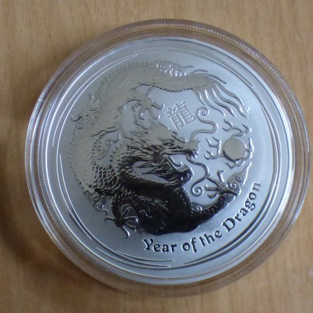 Australie 1$ Année du Dragon 2012 argent 99.9% 1 oz Lunar II