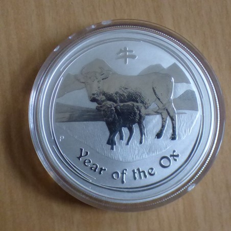 Australia 1$ Year of the Ox 2009 silver 99.9% 1 oz Lunar II