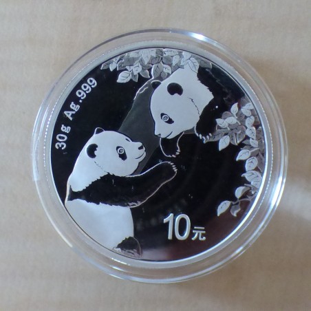 China 10 yuans Panda 2023 silver 99.9% 30g