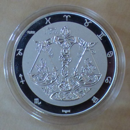 Tokelau 5$ 2021 Zodiac Libra BU silver 99.9% 1 oz