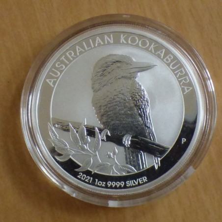 Australia 1$ Kookaburra 2021 silver 99.9% 1 oz