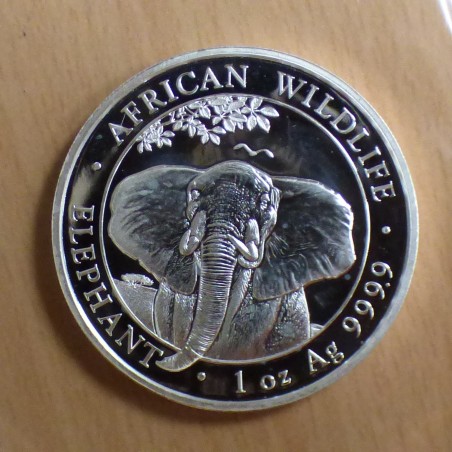 copy of Somalia 100 schillings Elephant 2021 silver 99.9% 1 oz