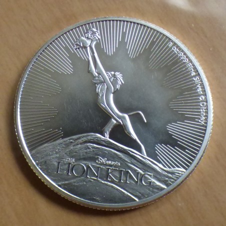 Niue 2$ Roi Lion 2020 argent 99.9% 1 oz