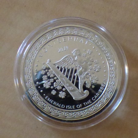 Eastern Caribbean 2$ 2019 Montserrat silver 99.9% 1 oz