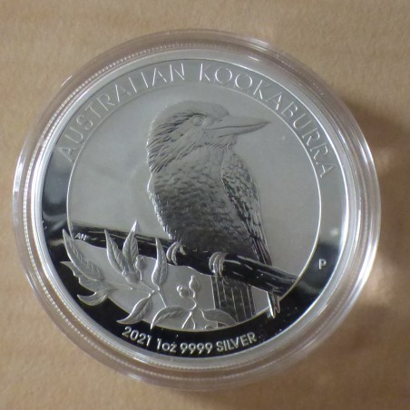 Australie 1$ Kookaburra 2021 argent 99.9% 1 oz